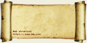 Hana Rajković vizit kartica